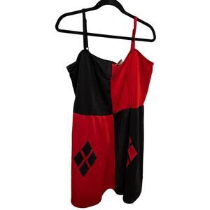 DC Comics Harlequin Harley Quinn Roleplay Dress XXL Halloween Costume